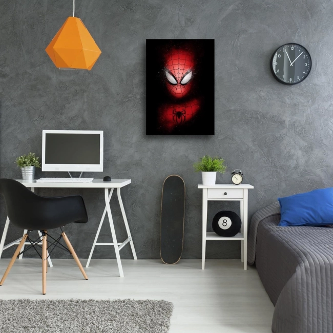 OBRAZ SPIDER MAN ARTIST NA PŁÓTNIE + RAMA